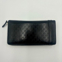 美品　GUCCI グッチ　ラウンドファスナー　GG ホースビット 長財布の画像
