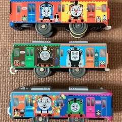 プラレール　トーマス ＆ レールセット（直線2本、曲線8本）の画像