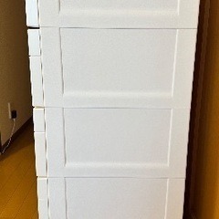 フィッツプラスNT2　幅75cm 5段 ミドルブラウン(F7505) ※キャスター付の画像