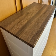 フィッツプラスNT2　幅75cm 5段 ミドルブラウン(F7505) ※キャスター付の画像
