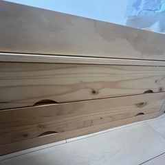 シングルベッド 収納付きの画像