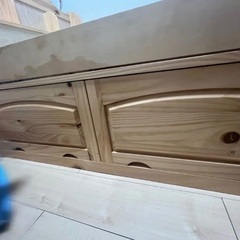シングルベッド 収納付きの画像