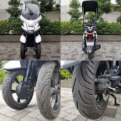 【普通免許仕様もOK】ルーフ付トリシティ125現行型SEK1Jスマートキー 低走行4千km弱 スライドキャリア 自賠責保険付9年6/3★TRIX★の画像
