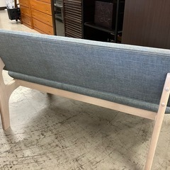 H 2508-407 2人掛けソファ シミ 汚れありの画像