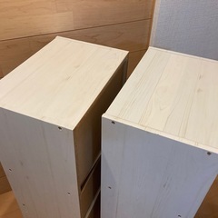 カラーボックス 2つセットの画像