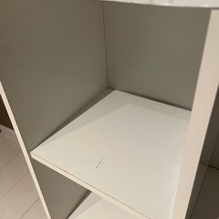 白のカラーボックスを無料で引き取っていただける方の画像