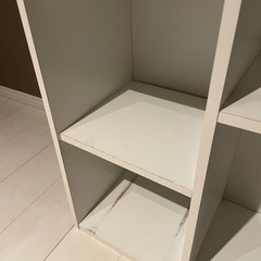 白のカラーボックスを無料で引き取っていただける方の画像