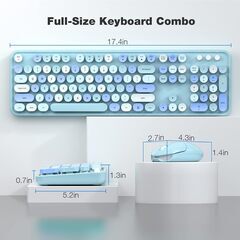 ワイヤレキーボードスマウスセット Mac Windows カラフル　転売OK　倒産品　まとめ売り　ネット商材　アマゾン引き上げ商品　メルカリ　副業の画像