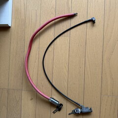 ケーブルロック（自転車の鍵） ２本  取りに来ていただける方、無料でお譲りしますの画像