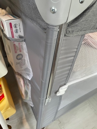【美品】折りたたみベビーベッド