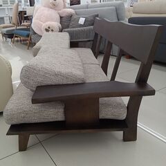 ★リユースのサカイ日立店★HJ7416  ソファ ベージュ H67.5×D76×W186 クリーニング済み の画像