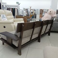 ★リユースのサカイ日立店★HJ7416  ソファ ベージュ H67.5×D76×W186 クリーニング済み の画像