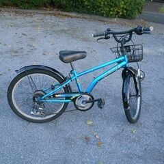 子供用自転車　22インチ　アサヒドライド　青の画像