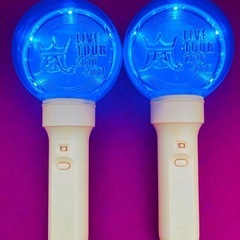 ARASHI ペンライト 嵐 Are you HAPPY コンサートグッズ 2個　　の画像