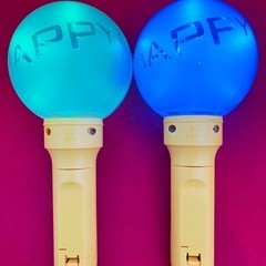 ARASHI ペンライト 嵐 Are you HAPPY コンサートグッズ 2個　　の画像