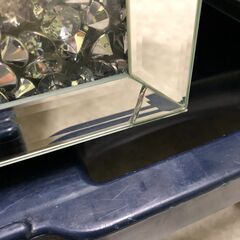 【ジ499】コンソールテーブル 鏡・アルファベットオブジェ O・N ４点セット ドレッサー 店舗 ディスプレイ (ma)の画像