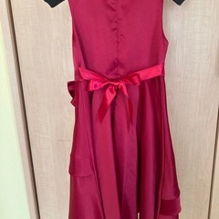 子供用ドレス　レッドの画像