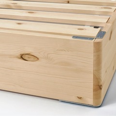 【8月末まで】IKEA 160×200cm　すのこベッド LYNGÖR リンゴール   の画像
