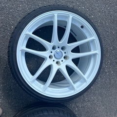 ワークエモーション極　19インチ　2本　10.5J ＋12 PCD114.3-5穴　ドリ車やイベ車に！の画像