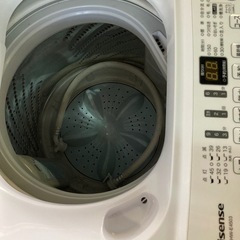 お話し中　Hisense  4.5kg 2021年製 洗濯槽分解洗浄済 保証付 配送設置無料の画像