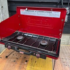 コールマン　パワーハウスLP ツーバーナーストーブ(レッド）の画像
