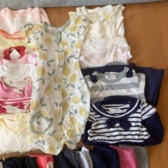新生児〜70、80センチ　女の子服まとめ50点の画像