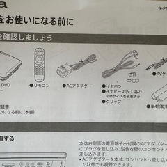 aiwa 7インチ DVDプレイヤー XD-DW1の画像