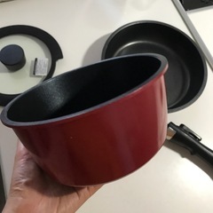 取手の取れるフライパン鍋2点セットの画像