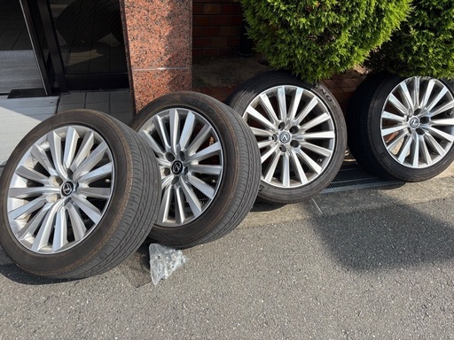 レクサスLS純正ホイール4本セット ブレジストンタイヤ