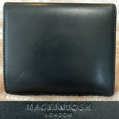 マッキントッシュロンドン二つ折り財布コンパクトウォレットさいふサイフ小銭入れ付きレディース女性用婦人財布ユニセックス牛革本革レザーの画像