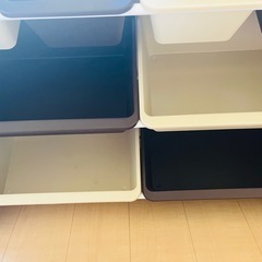 アイリスオーヤマ　キッズ　トイハウスラック　玩具箱　おもちゃ収納 ブラウン の画像