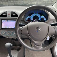 【総額37.8万】車検２年付　スズキ　アルトエコ　低燃費！　白　フルセグナビ付の画像