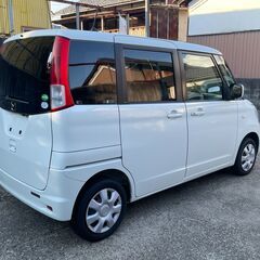 【総額35.8万】車検２年付　マツダ　フレアワゴン　両側スライドドア　社外ナビ付　パール白の画像