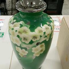 0815-052 黒翠七宝  美術陶芸  花器 花瓶の画像