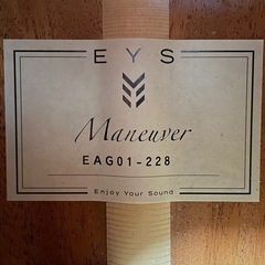 EYS maneuver アコースティックギター　アコギ
 の画像