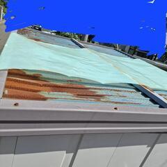 商談中です　幅約2100×奥行き約1600 物置　鍵無し　雨漏、凹み、サビ有りの画像