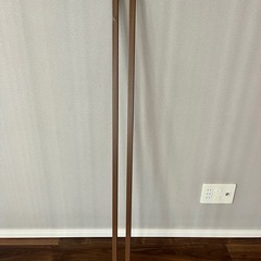 超美品｜伸縮カーテンレール ダブル ブラウン ｜1本の画像