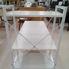 リユースのサカイ栃木店★ジモティ割あり★  座卓 ホワイト W120×D48×H75 クリーニング済み TC10228の画像