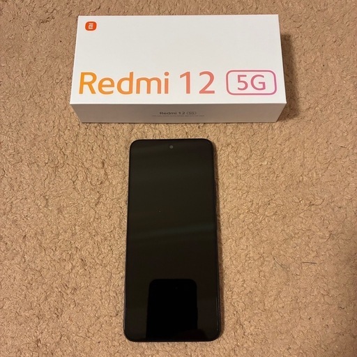 Xiaomi Redmi 12 5G XIG03 スカイブルー　極美品　スマホ　