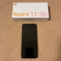 Xiaomi Redmi 12 5G XIG03 スカイブルー　極美品　スマホ　の画像