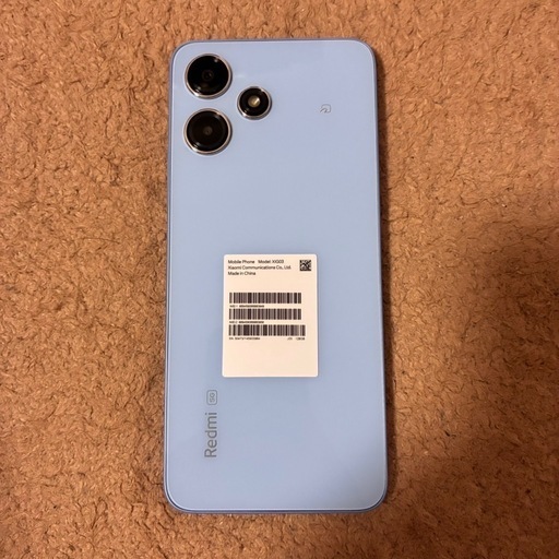 Xiaomi Redmi 12 5G XIG03 スカイブルー　極美品　スマホ　