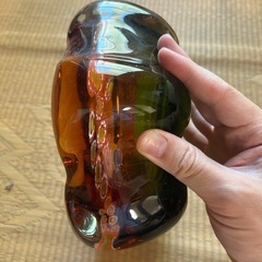 ガラスの灰皿の画像