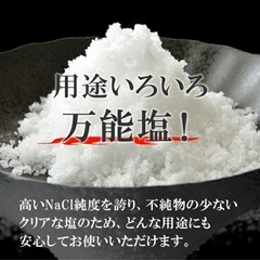 【分量は相談可能】食用も、庭用にも多用途　塩　12.5kg　大容量　の画像