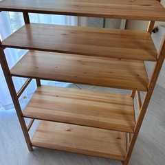 無印良品  パイン材ユニットシェルフの画像