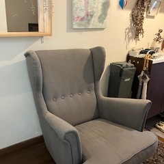 IKEA 一人掛けソファ　ストランドモン　の画像
