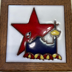 アメリカ購入　タイルアートの画像