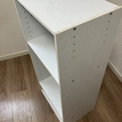 無料　カラーボックス3段　1個中古汚れキズありの画像