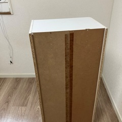 無料　カラーボックス3段　1個中古汚れキズありの画像