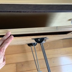 座卓 ローテーブル 幅90×奥行60×高さ30cm 裏ベニヤめくれ格安の画像