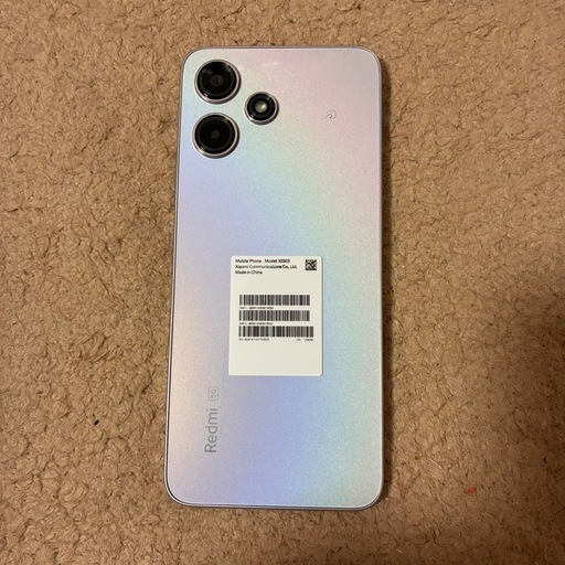 Xiaomi Redmi 12 5G XIG03 ポーラーシルバー　極美品　スマホ 